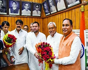 Nitish wins House trust; BJP walks out