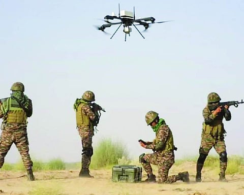 Army conducts drone and counter-drone exercise Vayu Samanvay in desert sector