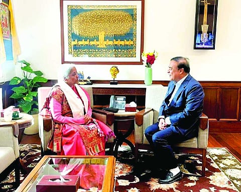 Assam CM meets Union Finance Minister to discuss development and welfare initiatives