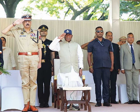 Assam Governor pays rich tributes to police personnel