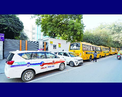Bomb threat emails trigger security at 3 prominent schools