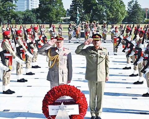 British Army chief meets Pakistani counterpart