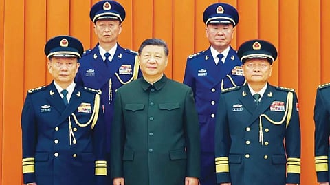 Chinese military stages drills around Taiwan
