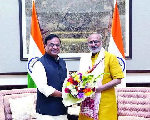 CM Himanta invites VP to witness Assam’s progress