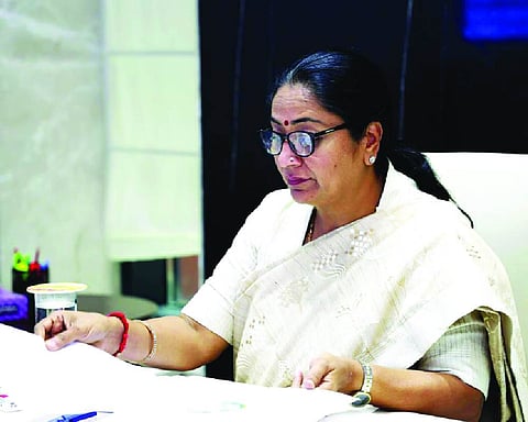 CM Rekha launches corporate backed drive against pollution