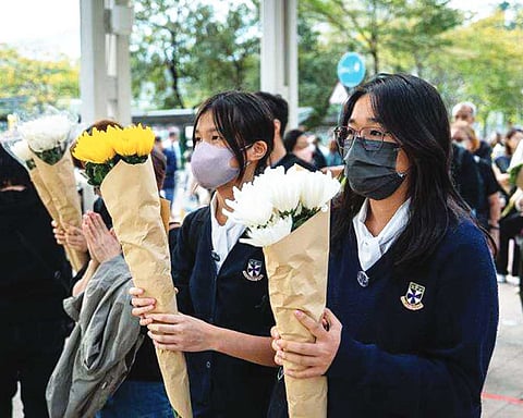 Donations for Hong Kong fire victims reach $115 million, while crackdown on dissent hardens