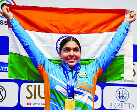 ISSF WC Final: Suruchi wins gold, Sainyam silver