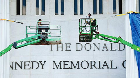 Jazz concert cancelled over Trump name remaining