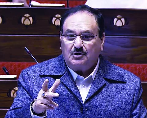 JP Nadda urges equal status for Vande Mataram as anthem, flag