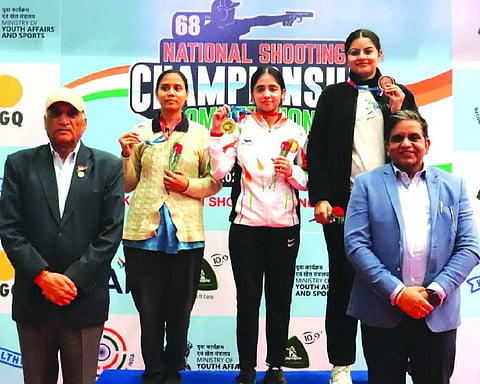 Ketan wins women's 10m air pistol gold in nationals