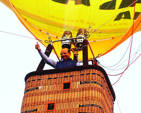 LG conducts successful trial of hot air balloon