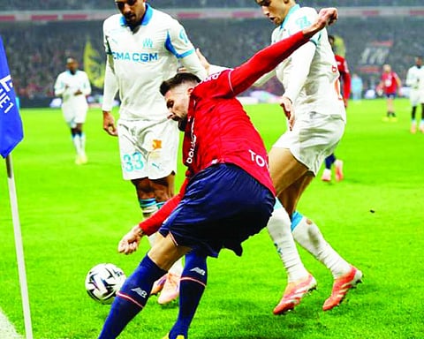 Lille beats Marseille in Ligue 1