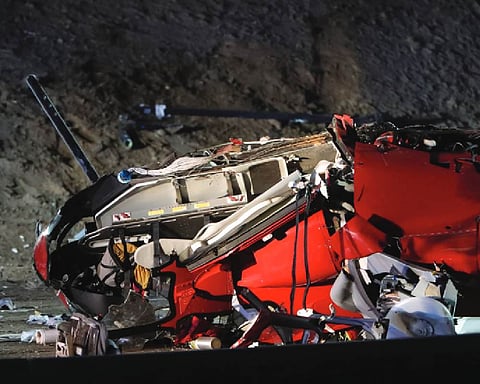 Medical helicopter crashes in Sacramento, 3 injured