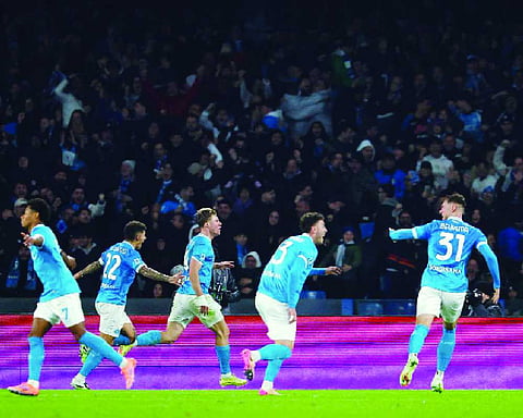Napoli beat Juventus 2-1 in Serie A