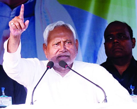 Nitish launches Bihar poll campaign, slams Lalu for neglecting women