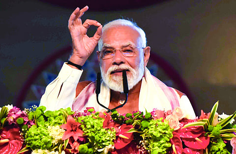 PM attacks Congress for protecting infiltrators