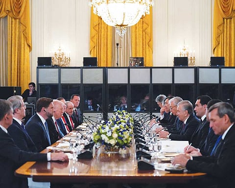 President Trump hosts Central Asian leaders