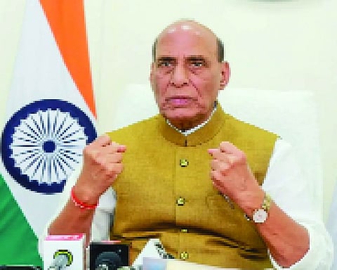 Rajnath meets Netherlands foreign minister