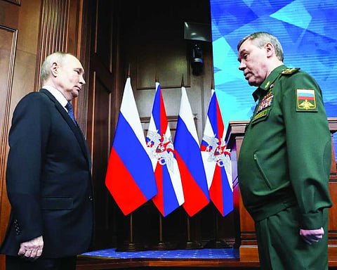 Russia to extend gains in Ukraine if peace talks fail, says Putin