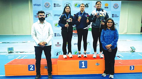 Sen wins gold at National shooting Championships