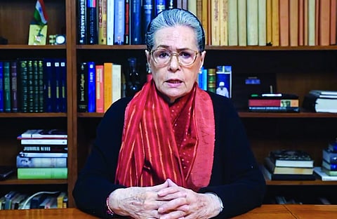 Sonia slams Modi Govt’s ‘Black Law’ on MGNREGA