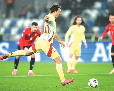 Spain remains perfect in World Cup qualifying, Belgium held