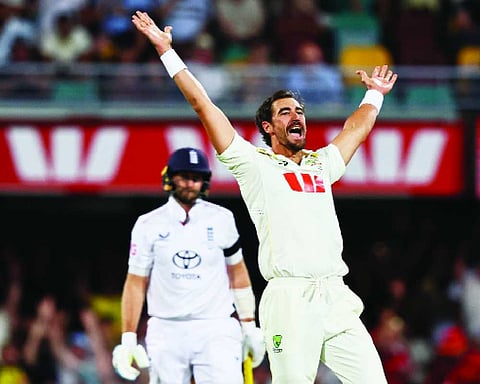 Starc torments England with bat and ball in second Ashes test
