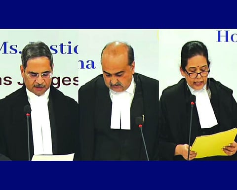 Three new Delhi High Court judges sworn in