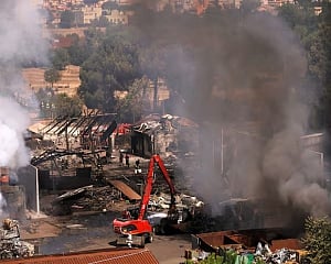 At least 25 people injured in Rome when gas station explodes