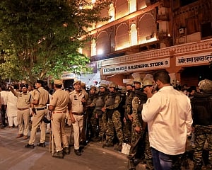 Balmukund Acharya accused of sloganeering inside Jaipur mosque; BJP MLA clarifies amid protests
