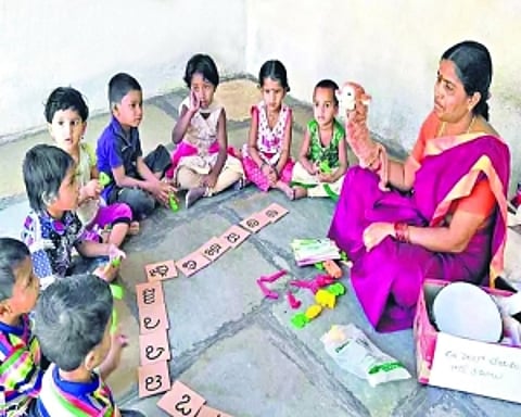 Building strong foundations through Anganwadis