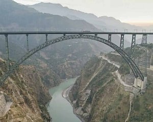 Chenab bridge: How project team navigated through steep slopes on horses, mules