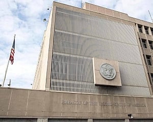 Concussion of Iranian missile causes minor damage to US Consulate, no injuries