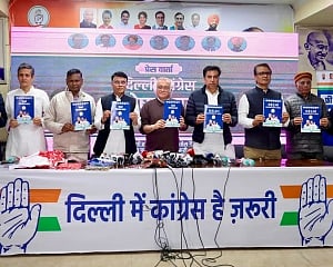 Congress releases manifesto for Delhi polls, promises to conduct caste census if elected