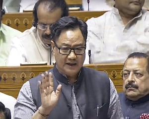 Contentious Waqf Bill tabled in LS; Rijiju says it deals with properties, not religion