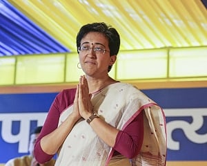 Delhi polls: Atishi trails in Kalkaji, rival Bidhuri says AAP will be 'eliminated'