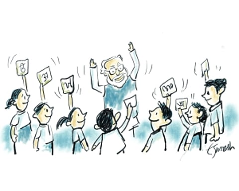 India Speaks in Many Tongues, Marches with One Heart