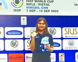 ISSF World Cup: Esha Singh wins gold in women’s 10m air pistol