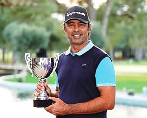 Jyoti Randhawa shoots 65 in Legends Tour