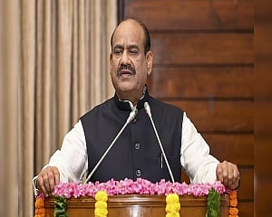 LS speaker Om Birla meets brass exporters in Moradabad
