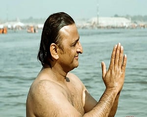 Maha Kumbh: Akhilesh Yadav takes holy dip in Sangam