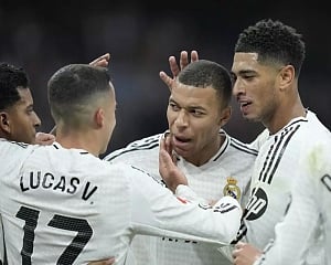 Mbappé puts on a show again with 2 goals as Real Madrid beats Las Palmas 4-1