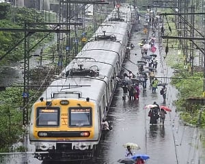 Mumbai witnesses incessant rains; local trains, metro services affected