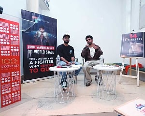 Neeraj Goyat unveils his book titled ‘Those 14 kilometres’