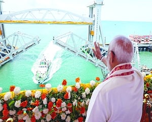 PM Modi inaugurates new Pamban sea bridge