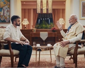 PM Modi makes podcast debut