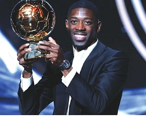 PSG’s Dembélé wins Ballon d’Or, Bonmati completes award hat trick