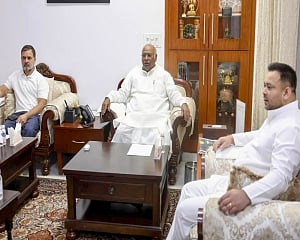 RJD's Tejashwi Yadav meets Kharge, Rahul; Bihar's poll preparedness discussed