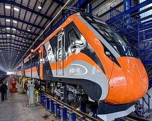 Specially designed Vande Bharat Express train for Kashmir arrives in Jammu