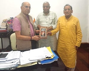 The Constitution: An untold story’ presented to Nripendra Misra